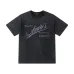 Amiri Hollywood Club Script Short‑Sleeve Tee, Beige, Black #A68248