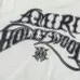 Amiri Hollywood Gothic Logo Short‑Sleeve Tee, White, Black #A68245