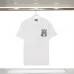 Amiri T-shirts AMIRI Watercolor Ma Tee Black/White #B53382
