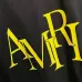 Amiri T-shirts Big letters Black/White/Grey  #B46761