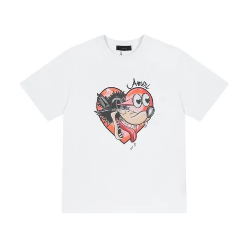 Amiri T-shirts Black/White #B49177