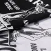 Amiri T-shirts Black/White #B50801