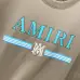 Amiri T-shirts Blue logo #B46755