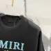 Amiri T-shirts Blue logo #B46755