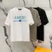 Amiri T-shirts Blue logo #B46755