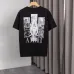 Amiri T-shirts Front and back pattern printing letter logo embroidery 260g double yarn cotton fabric #B47160