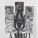 Amiri T-shirts Front and back pattern printing letter logo embroidery 260g double yarn cotton fabric #B47160