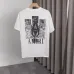 Amiri T-shirts Front and back pattern printing letter logo embroidery 260g double yarn cotton fabric #B47160