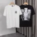 Amiri T-shirts Front and back pattern printing letter logo embroidery 260g double yarn cotton fabric #B47160