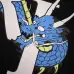 Amiri T-shirts dragon Black/White #B46752