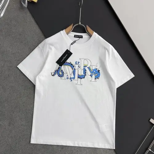 Amiri T-shirts dragon Black/White #B46752