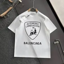 Balenciaga T-shirts for Men Lamborghini Black/White #B46791