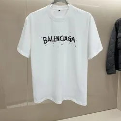 Balenciaga T-shirts for Men letter Black/White #B46415