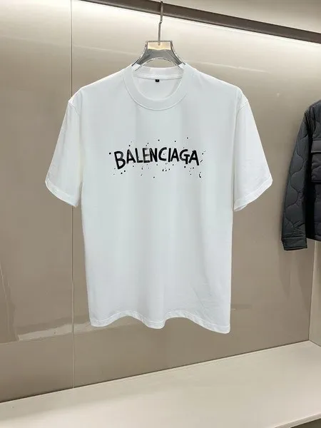 Balenciaga T-shirts for Men letter Black/White #B46415
