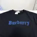 Burberry T-Shirts for MEN Burberry Logo Printed Crewneck T-Shirt Black/White #B53392