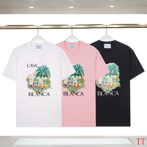 Casablanca T-Shirts 260g Black/White/Pink Forest City #B53000