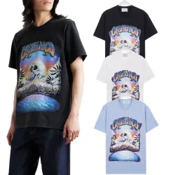 Casablanca T-Shirts Black/White #B50198