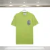 Casablanca T-Shirts fashionable cotton Green/White/Black #B48490