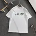 Celine T-Shirts for MEN Black/White #B46830