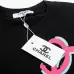 Chanel T-Shirts Color logo Black/White #B46844