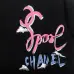 Chanel T-Shirts Color logo Black/White #B46844