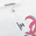 Chanel T-Shirts Color logo Black/White #B46844
