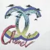 Chanel T-Shirts Color logo Black/White #B46844