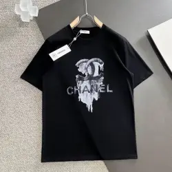 Ch**el T-Shirts Black/White #B46847