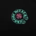 Chrome Hearts Long Sleeve Tee STAFF Print Horseshoe Cross Logo Black #A68789
