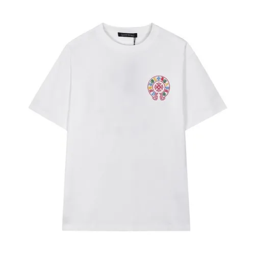 Chrome Hearts T-shirt for MEN Black/White #B49161