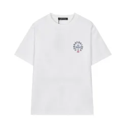 Chrome Hearts T-shirt for MEN Black/White #B49162