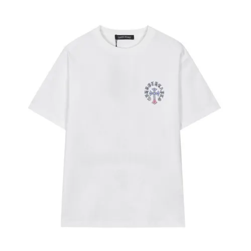 Chrome Hearts T-shirt for MEN Black/White #B49162
