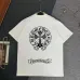 Chrome Hearts T-shirt for MEN Black/White #B50207