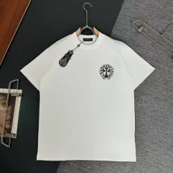 Chrome Hearts T-shirt for MEN Black/White #B50207