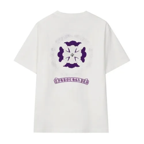 Chrome Hearts T-shirt for MEN Black/White #B50648