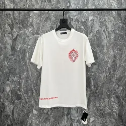 Chrome Hearts T-shirt for MEN Black/White #B50835