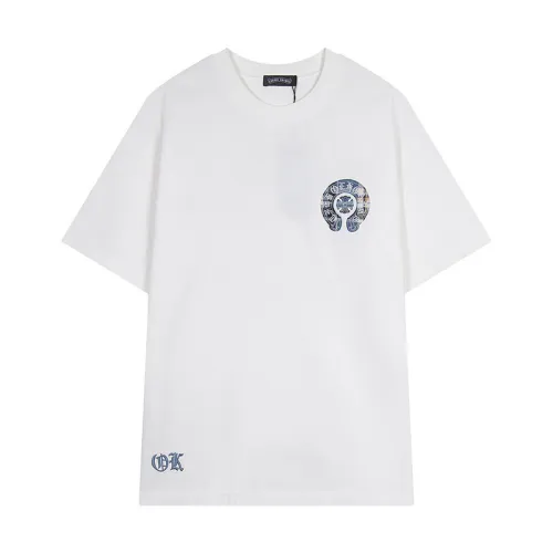 Chrome Hearts T-shirt for MEN Black/White/Green #B48898