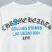 Chrome Hearts x Rolling Stones Las Vegas Long Sleeve Tee, White, Black #A68767