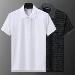 D&G T-Shirts Polo for MEN pure white pure black #B46583