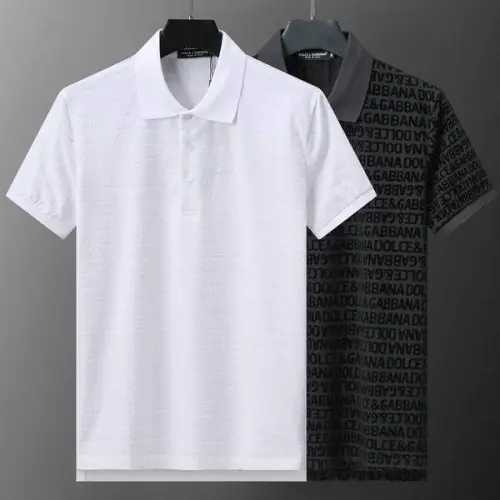 D&G T-Shirts Polo for MEN pure white pure black #B46583