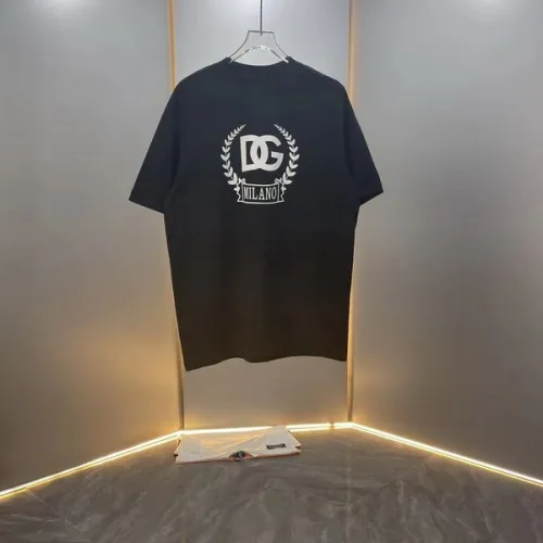 D&G T-Shirts for MEN Black/White #B46924