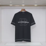 D&G T-Shirts for MEN Black/White #B49919
