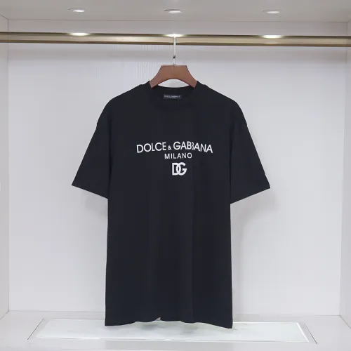 D&G T-Shirts for MEN Black/White #B49920