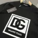 D&G T-Shirts for MEN Black/White #B50205