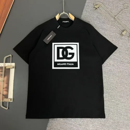 D&G T-Shirts for MEN Black/White #B50205