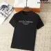 D&G T-Shirts for MEN Crew Neck Black/White/Grey/Dark Blue Printing logo letter  #B46458