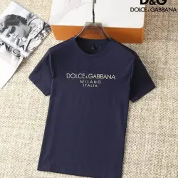 D&G T-Shirts for MEN Crew Neck Black/White/Grey/Dark Blue Printing logo letter  #B46458