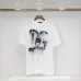 D&G T-Shirts for MEN Embroidered Cotton Tees White/Black #B48476