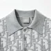 Dior All‑Over Oblique Jacquard Knit Short Sleeve Polo Shirt #A67667