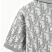 Dior All‑Over Oblique Jacquard Knit Short Sleeve Polo Shirt #A67667